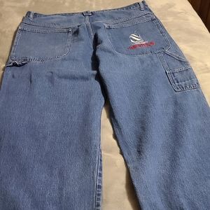 Pair of Nautica loose fit carpenter's pants. Size 42 X 35. (And free other pair)